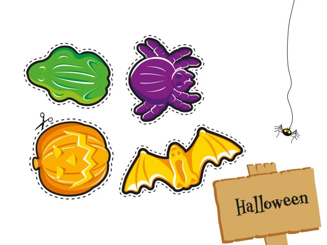 Halloweenteaser Haribo Cool concoction of cut outs
