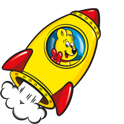 Goldbear in rocket