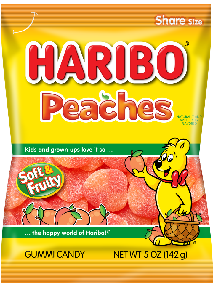 Pack of HARIBO Peaches