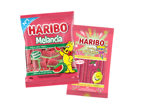 Haribo Melancia e Pink Lemonade