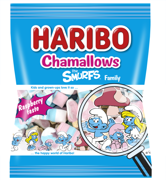 5410358452379 Chamallows smurfs family 100g nový kopie