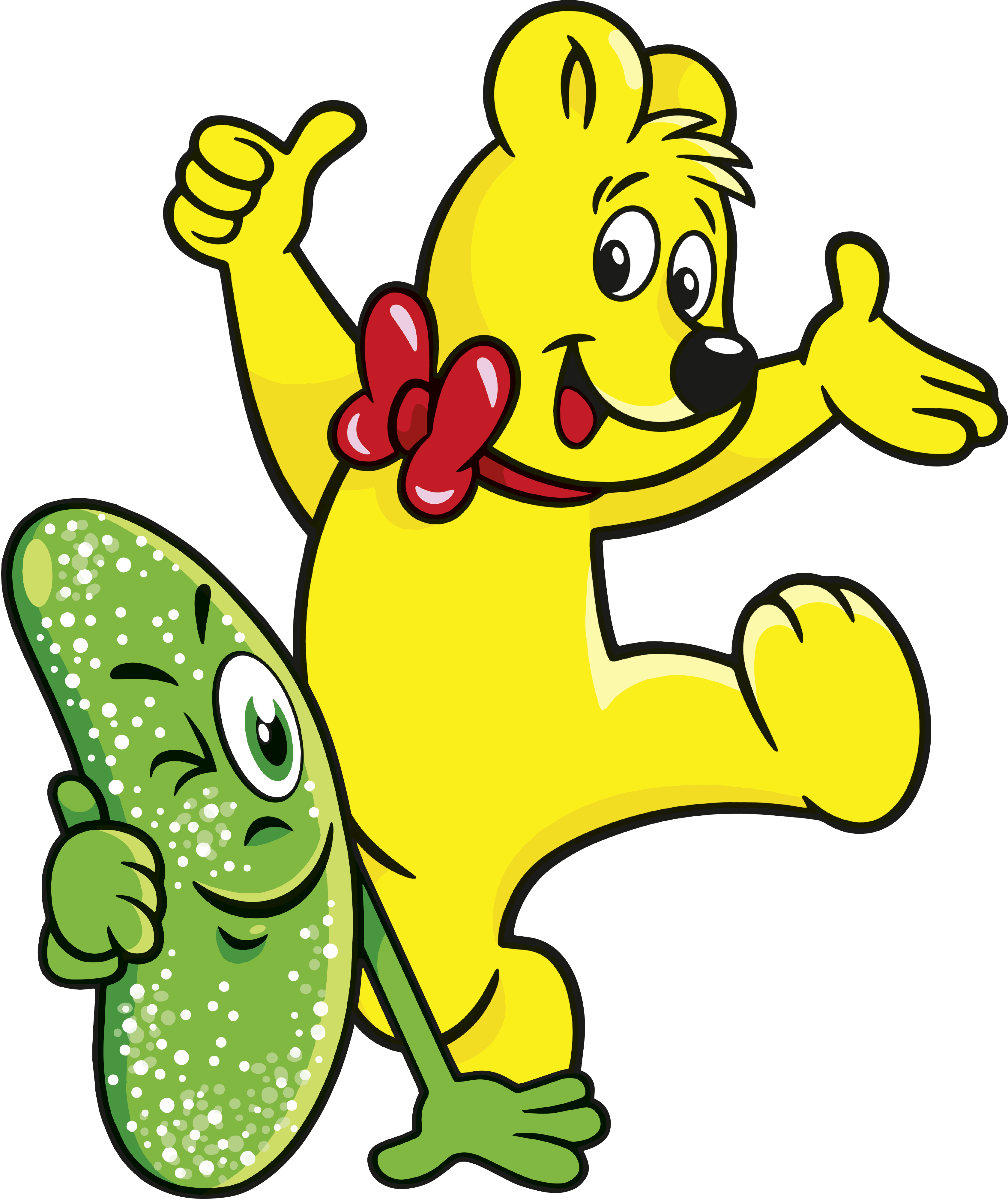 HARIBO Super Gurken Illustration