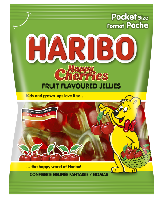 HARIBO Happy Cherries sweets in 80g packaging