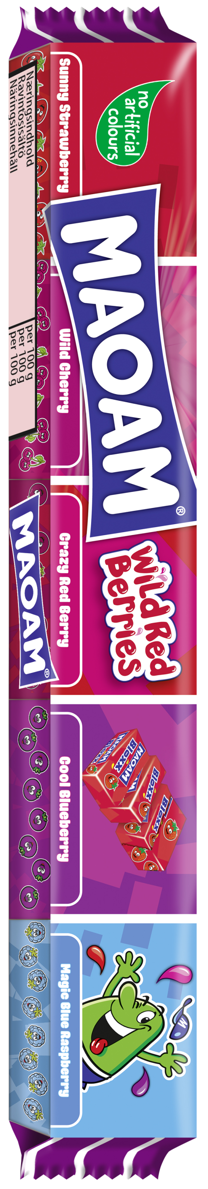 MAOAM Bloxx Wild Red Berries 5 pack 110g