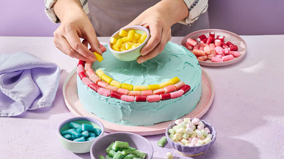Regenbogen Kuchen Step DE 02 16zu9