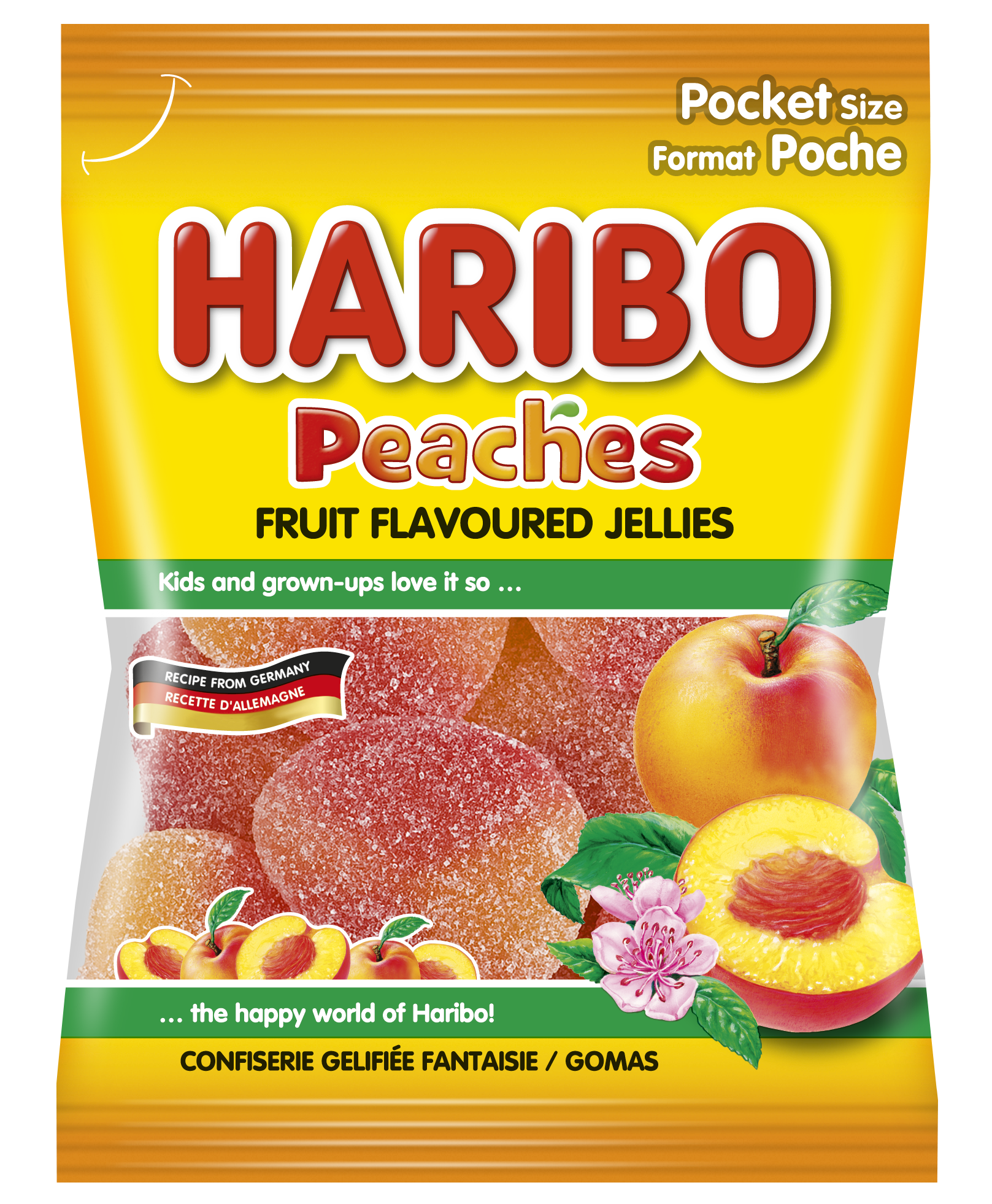 Haribo peach outlet