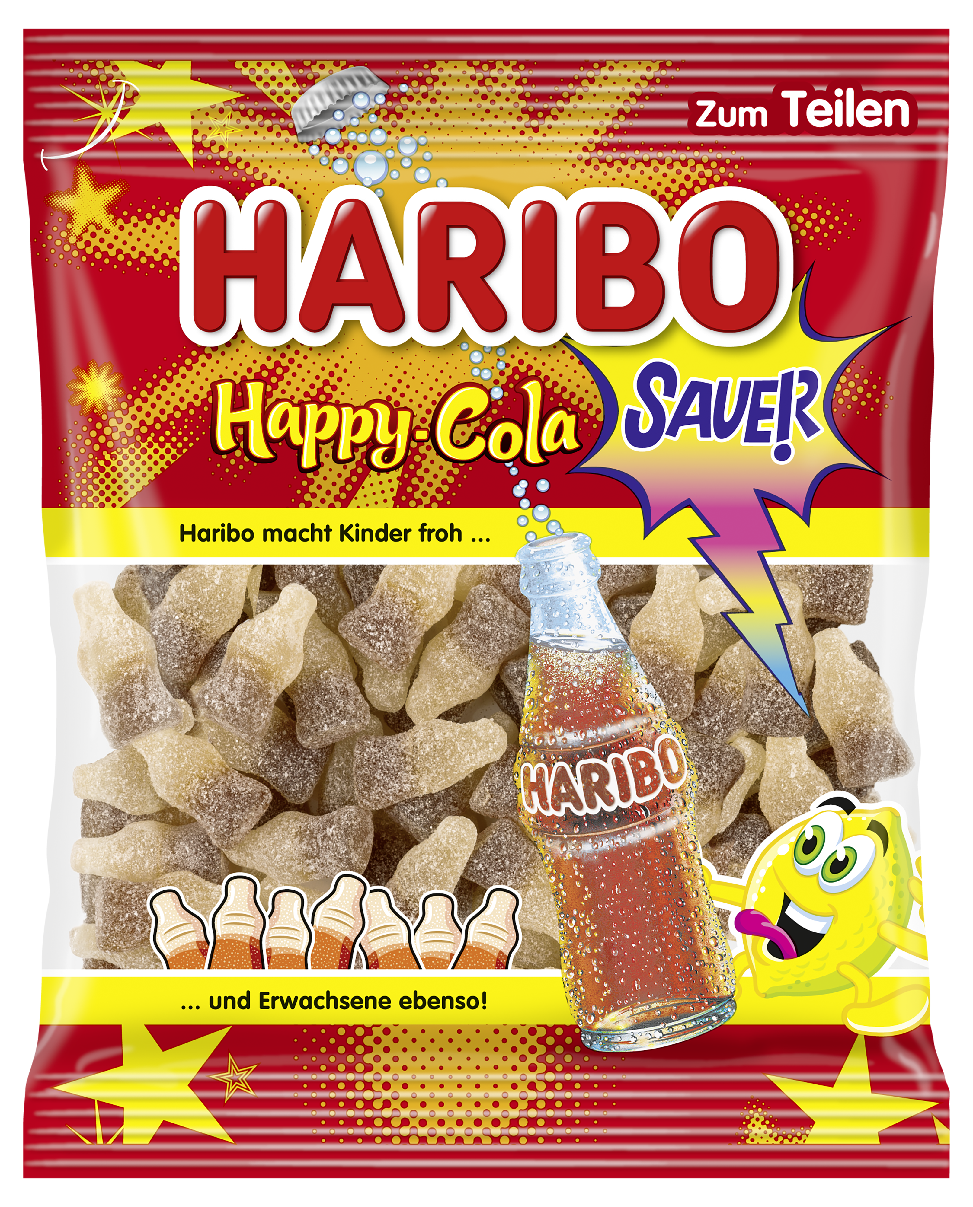 Produkt Verpackung HARIBO Happy Cola Sauer 175g