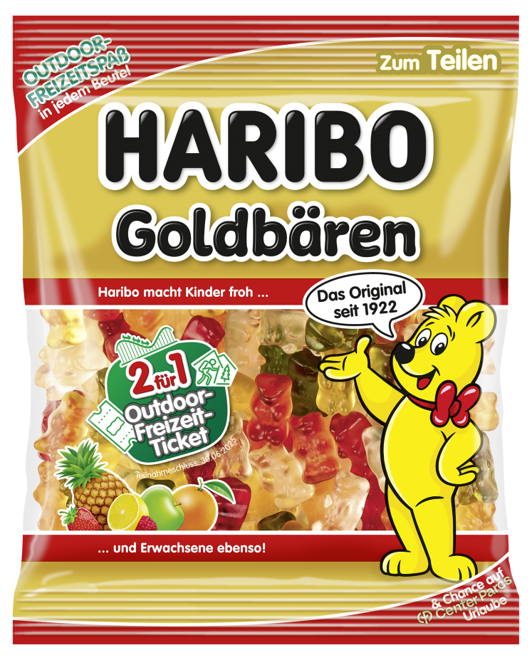 HARIBO Goldbären Outdoor-Freizeitspaß Promotion Packshot