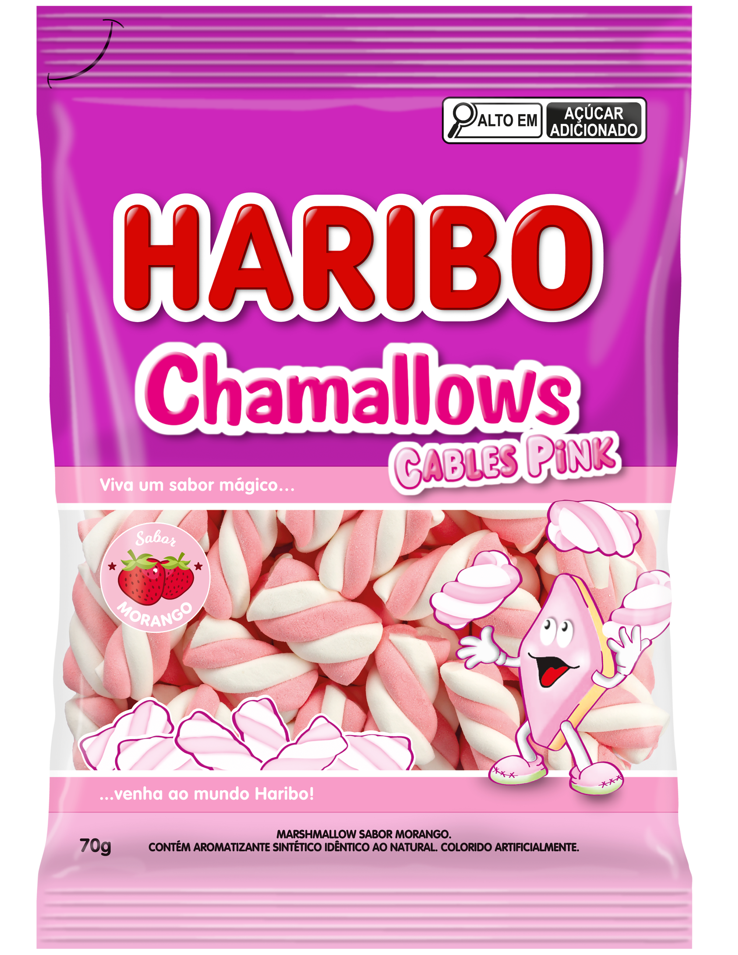 CABLES PINK HARIBO