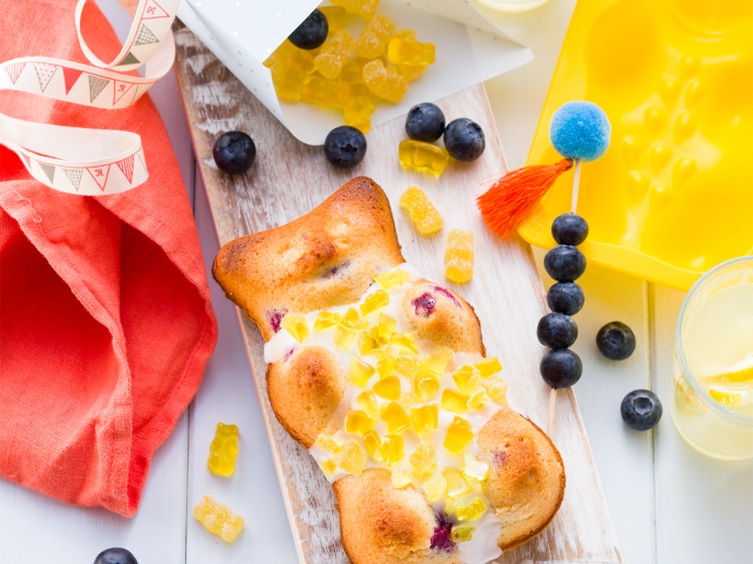 Kuchen 1zu1 Blaubeer Zitrone