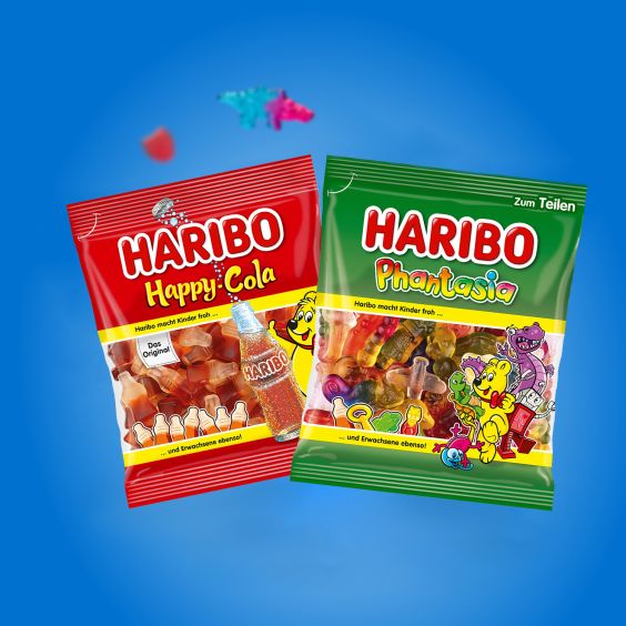 HARIBO Produkte Übersicht Teaser 1zu1