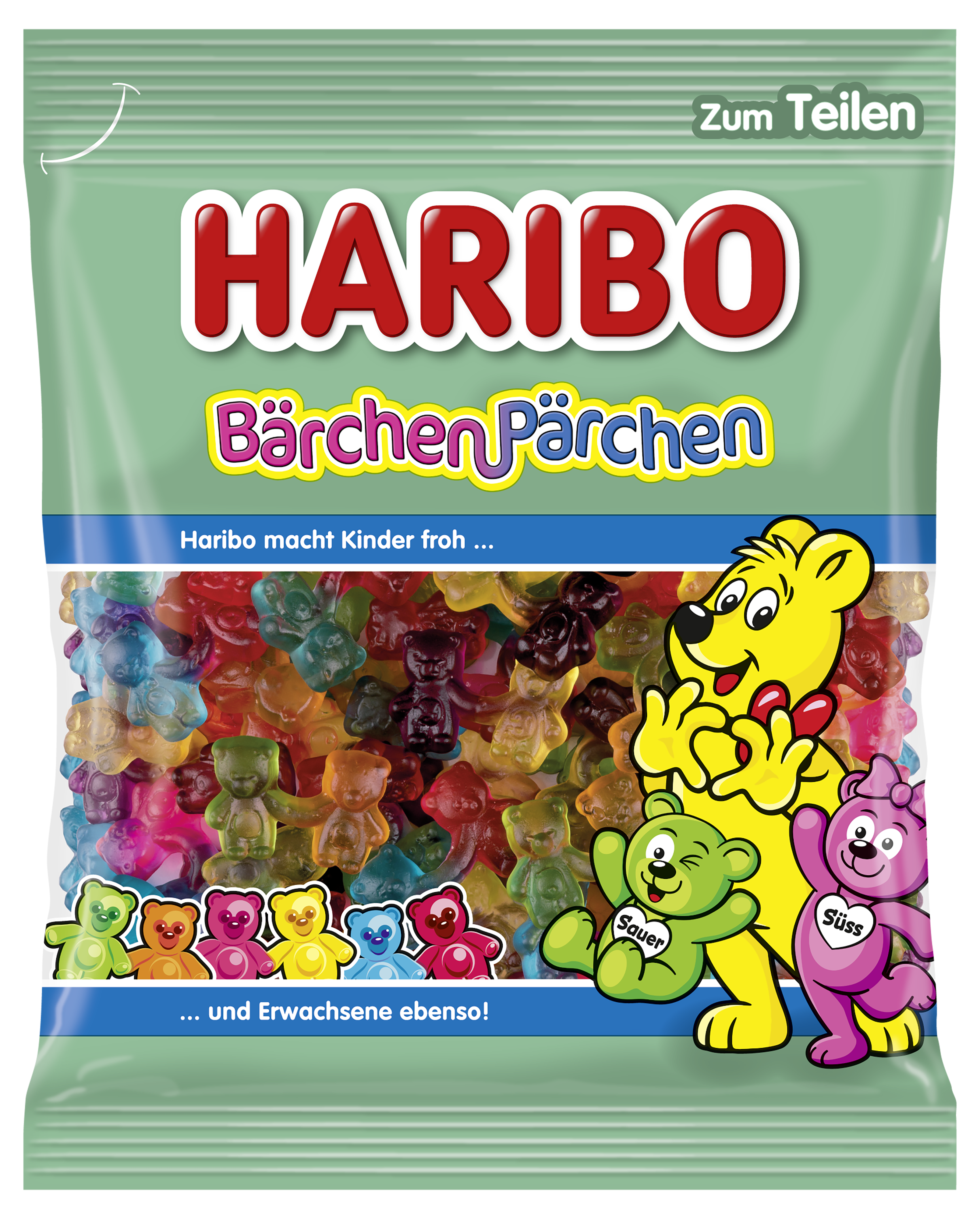 Produkt Verpackung HARIBO Baerchen Paerchen 160g
