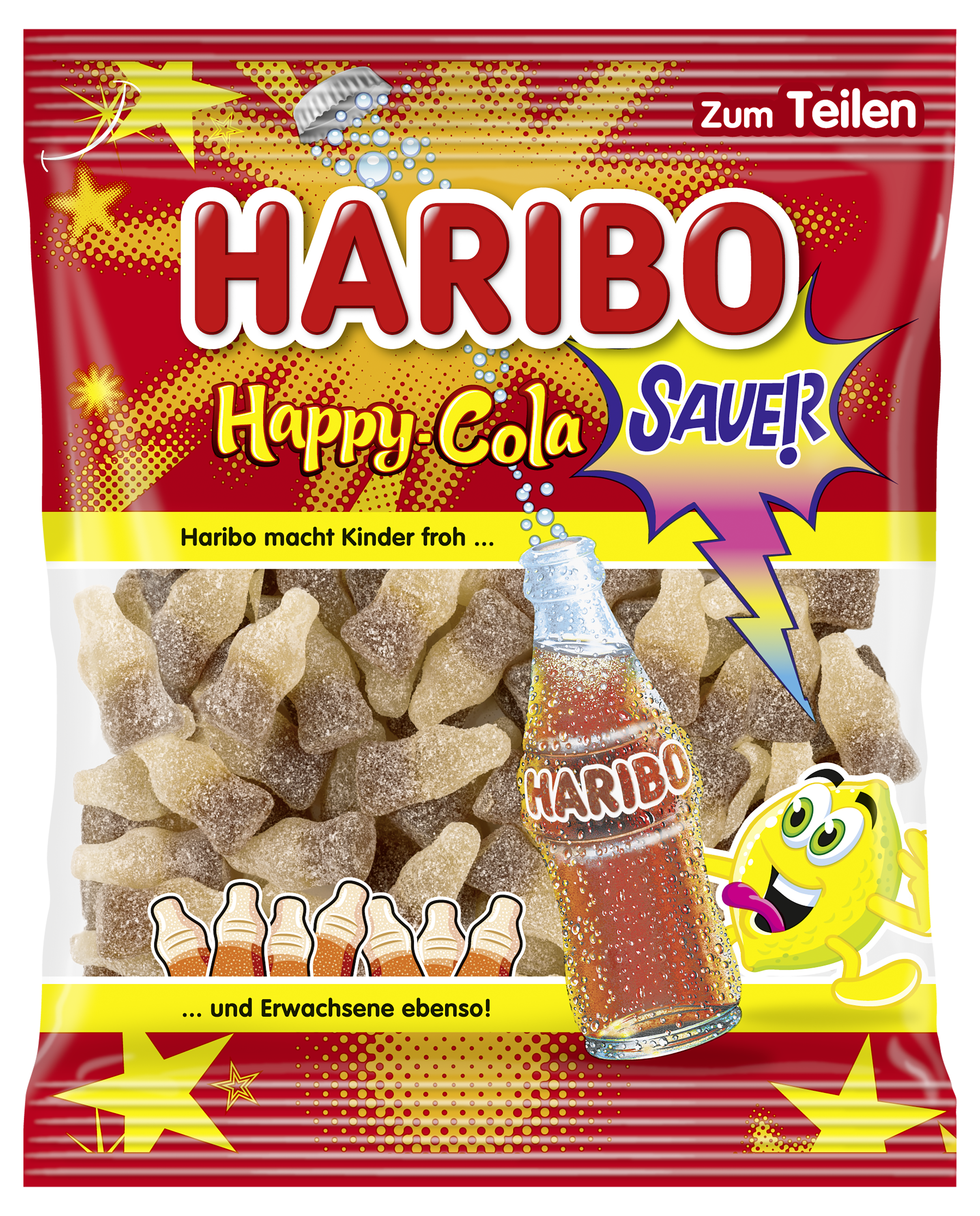 HARIBO Happy-Cola Sauer 175g Beutel