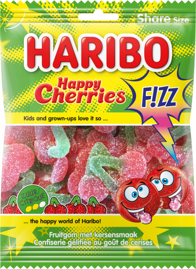21302001 7337 Haribo Happy Cherries Fi ZZ 200g Share Size