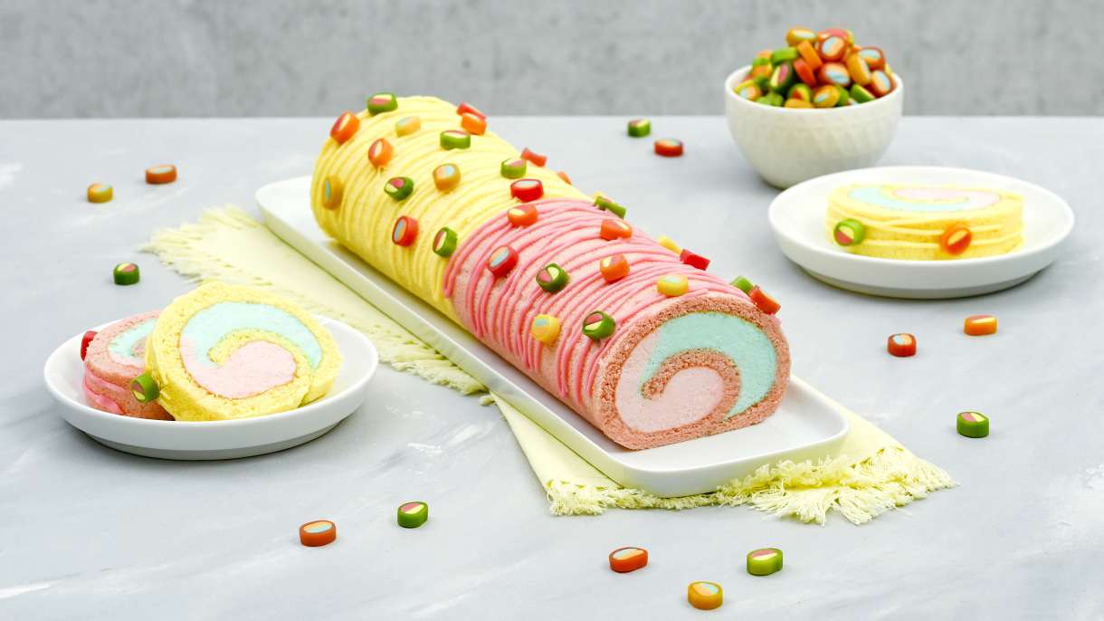 20220323 Content Factory Haribo Pico Balla Biskuitrolle Rezeptbild quer