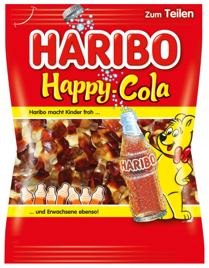 Beutel HARIBO Happy-Cola (200g)