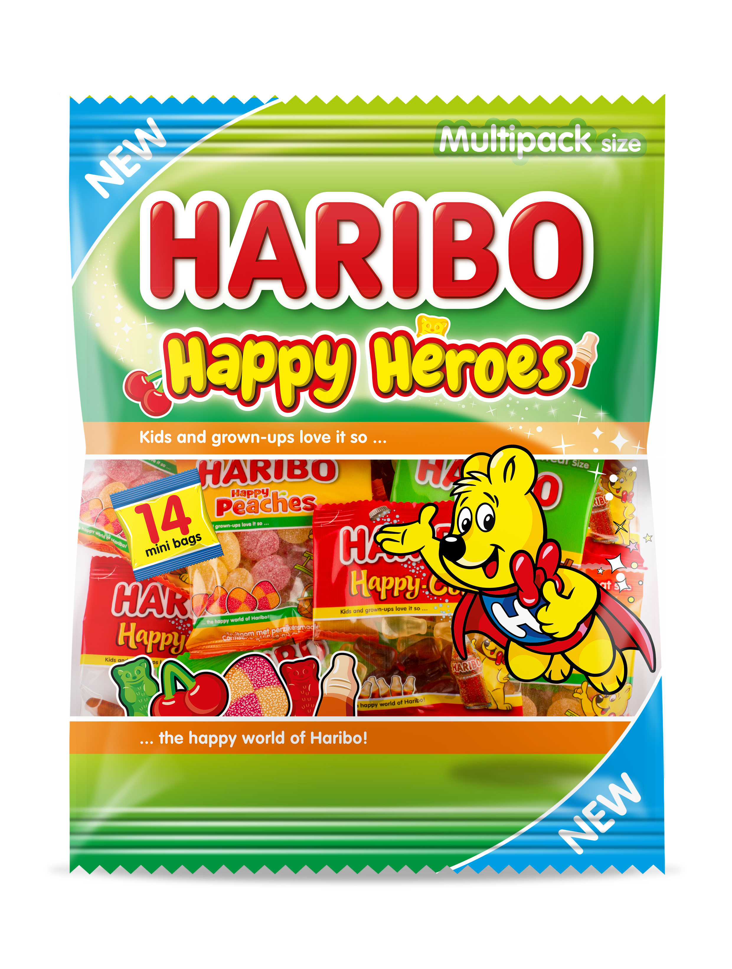 Haribo Happy Heroes 350g Multipack 14st