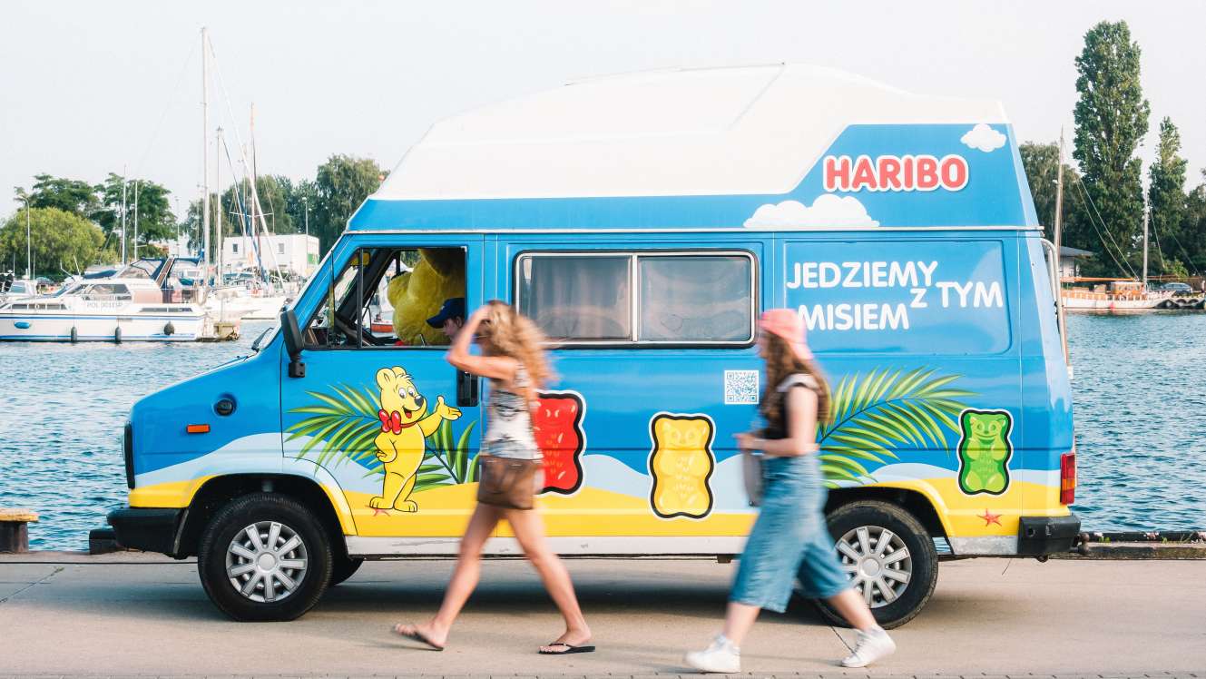 Zdjęcie HARIBO busa.