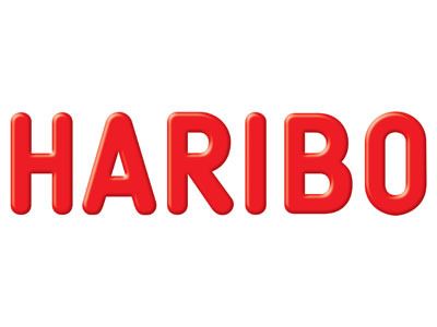 HARIBO-Schriftzug aus den 1980er Jahren