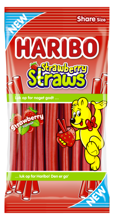 Strawberry Straws 80g