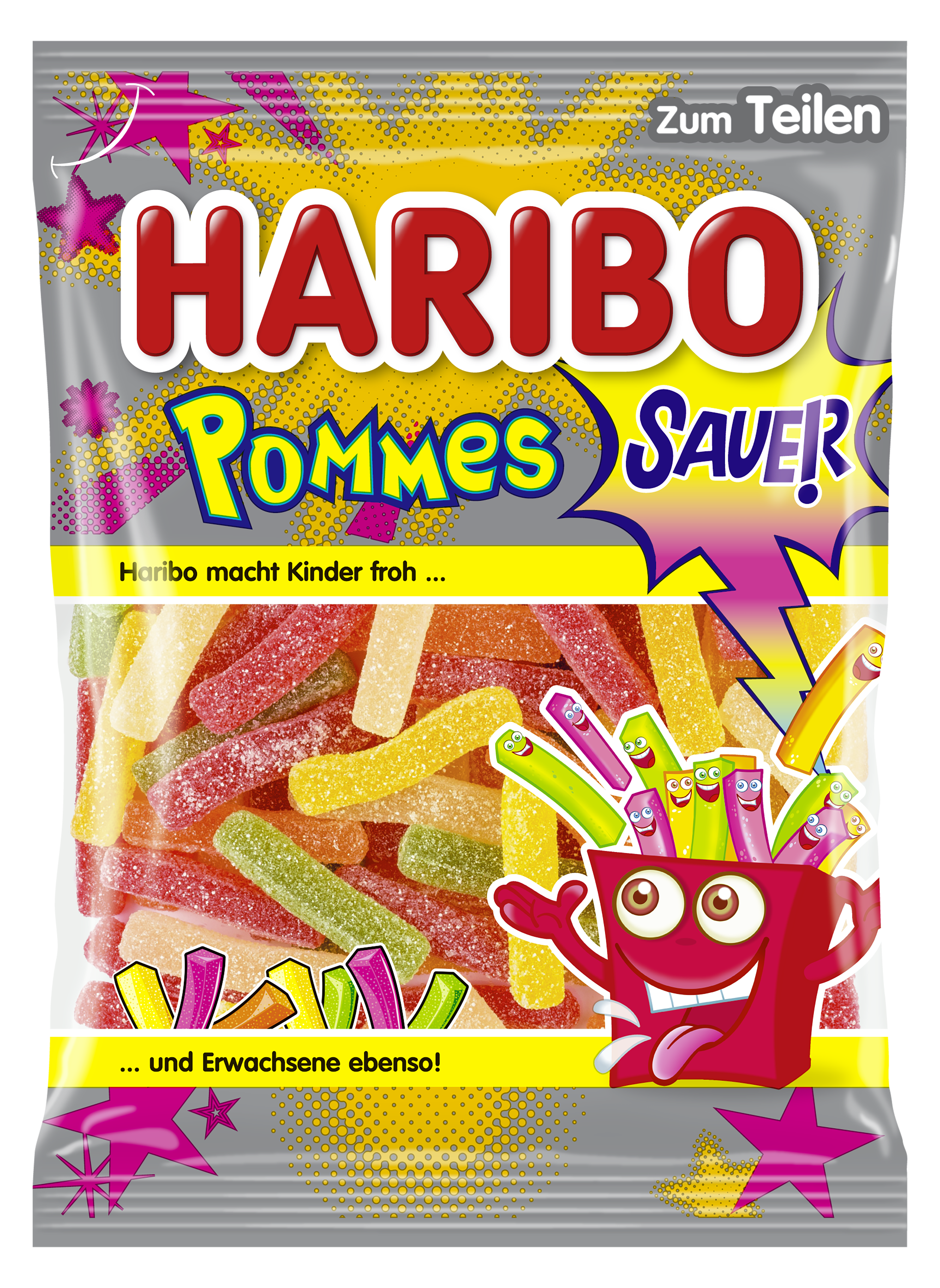Produkt Verpackung HARIBO Pommes 175g