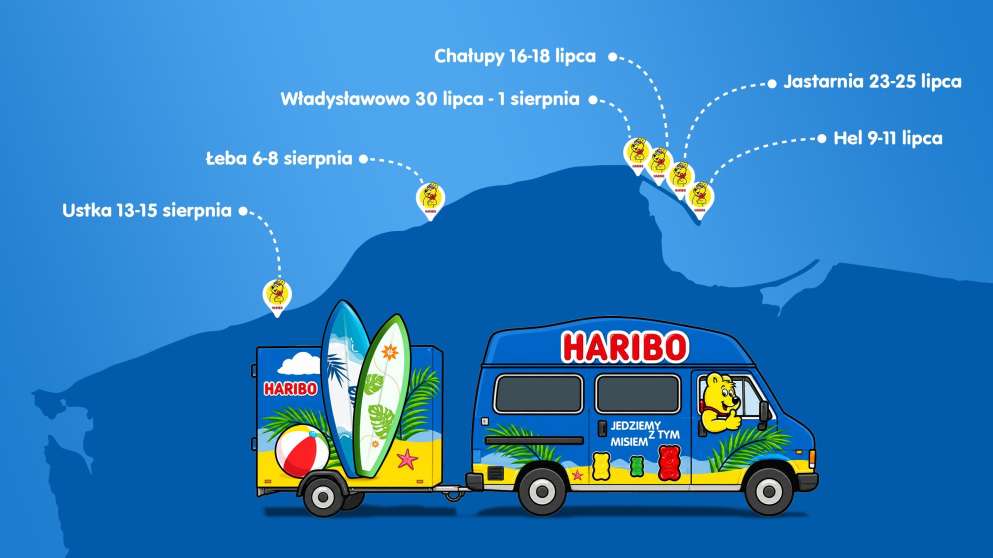 Mapa z trasą Roadshow 2026