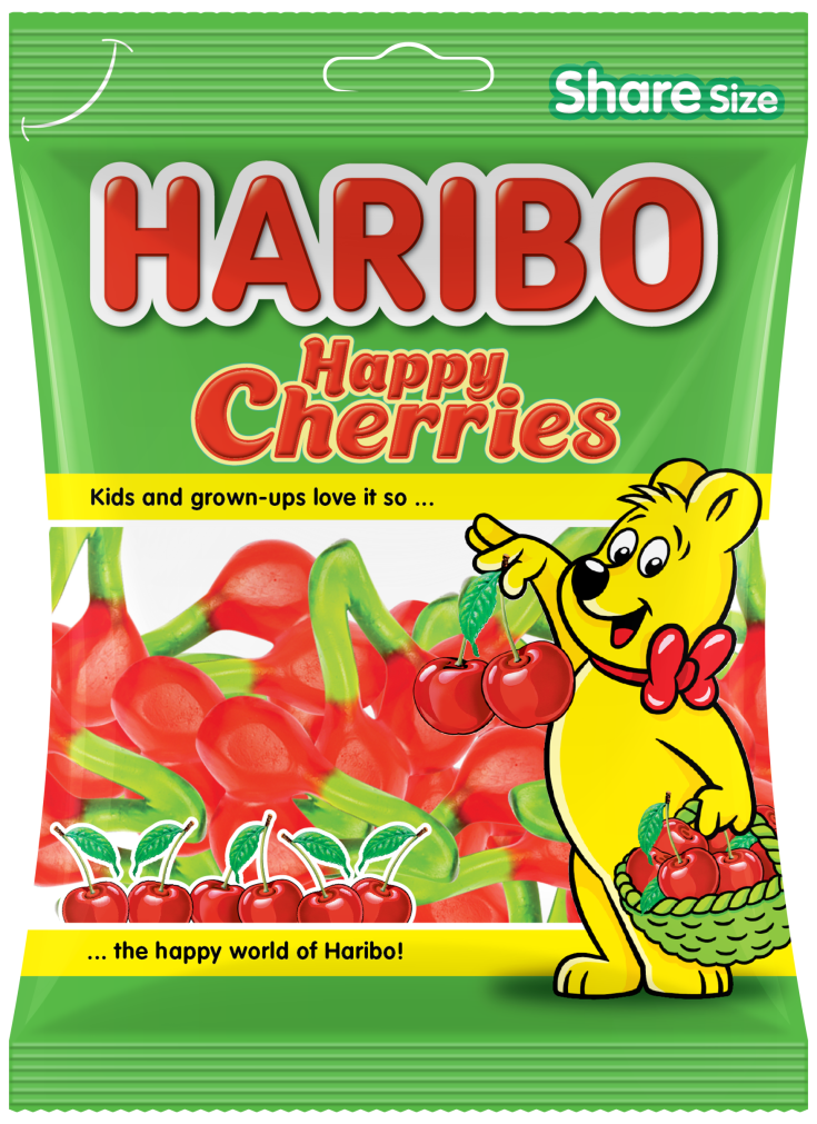 Bag of HARIBO Happy Cherries