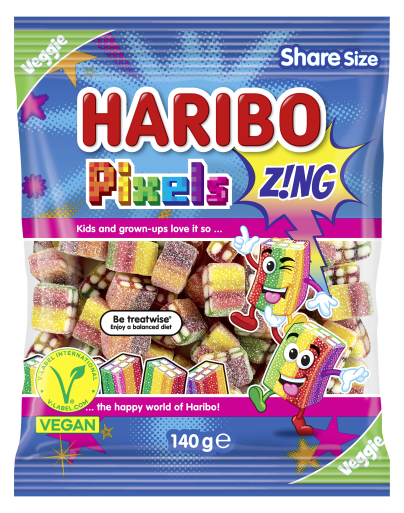 Pack of HARIBO Pixels ZING