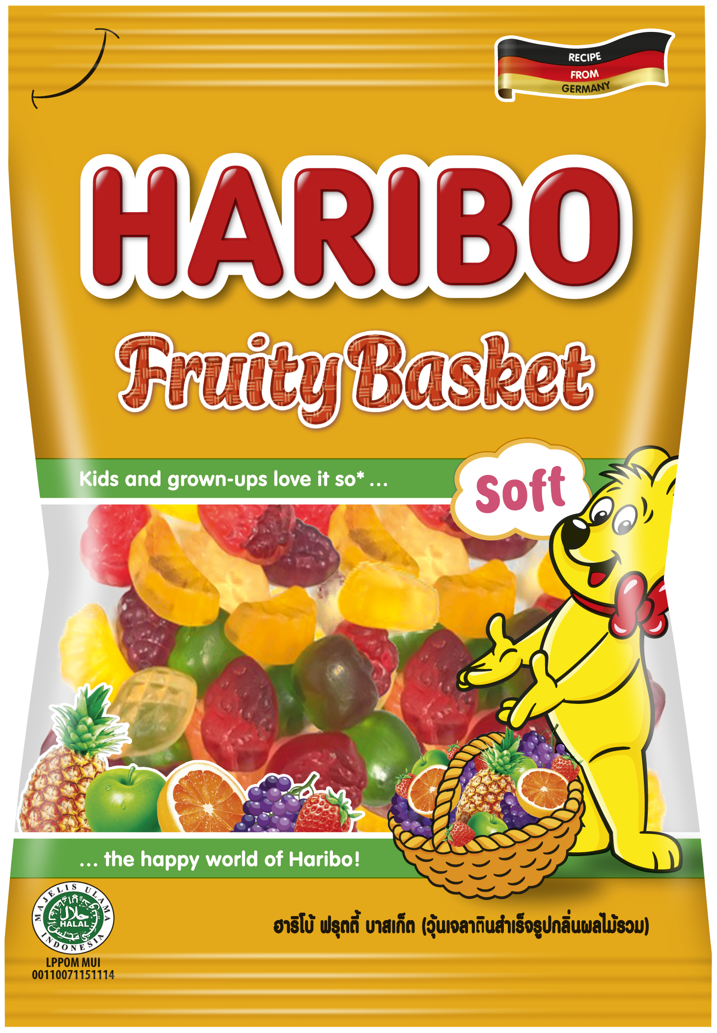 Bag of HARIBO Fruity Basket