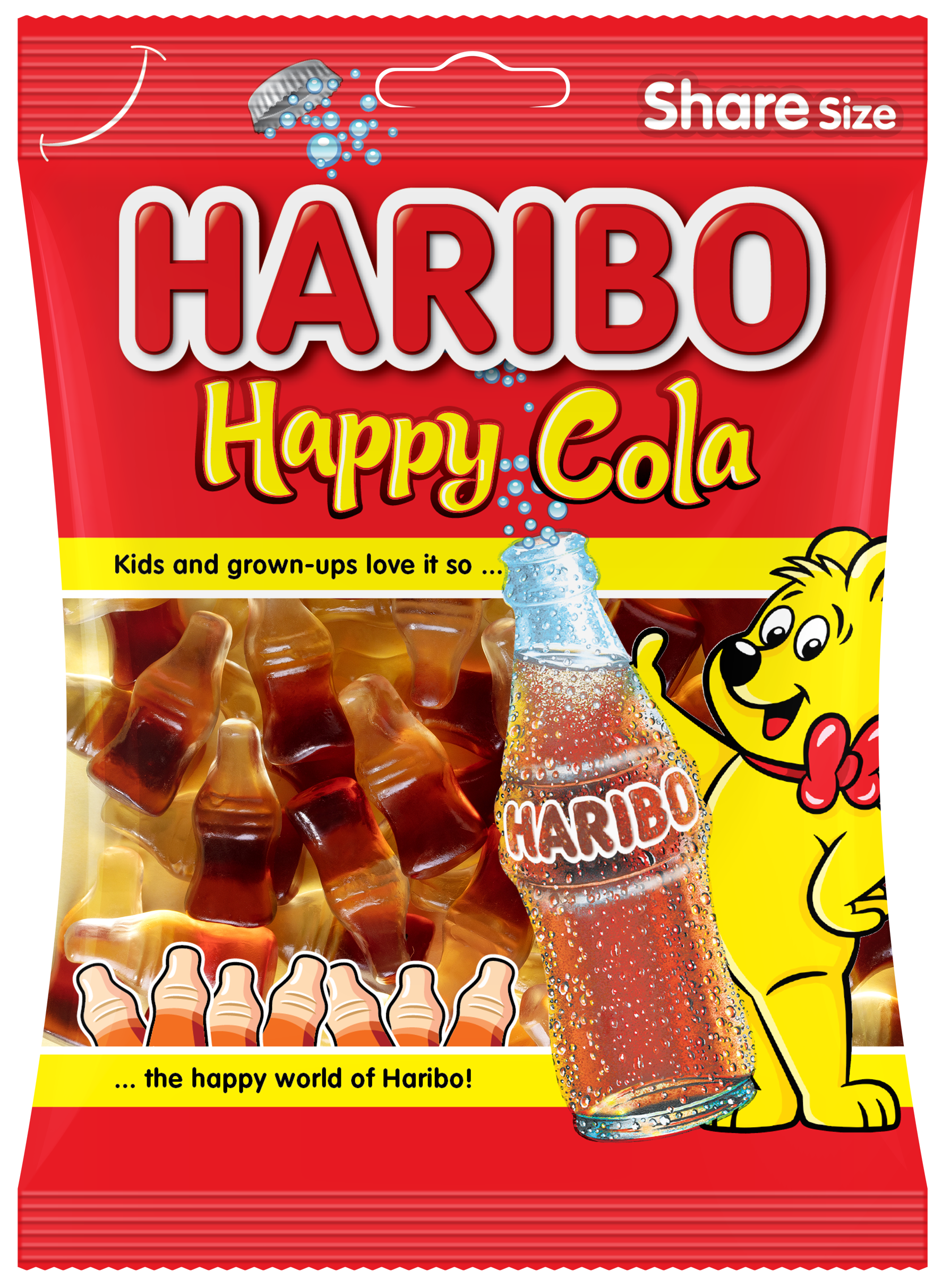 Bag of HARIBO Happy-Cola