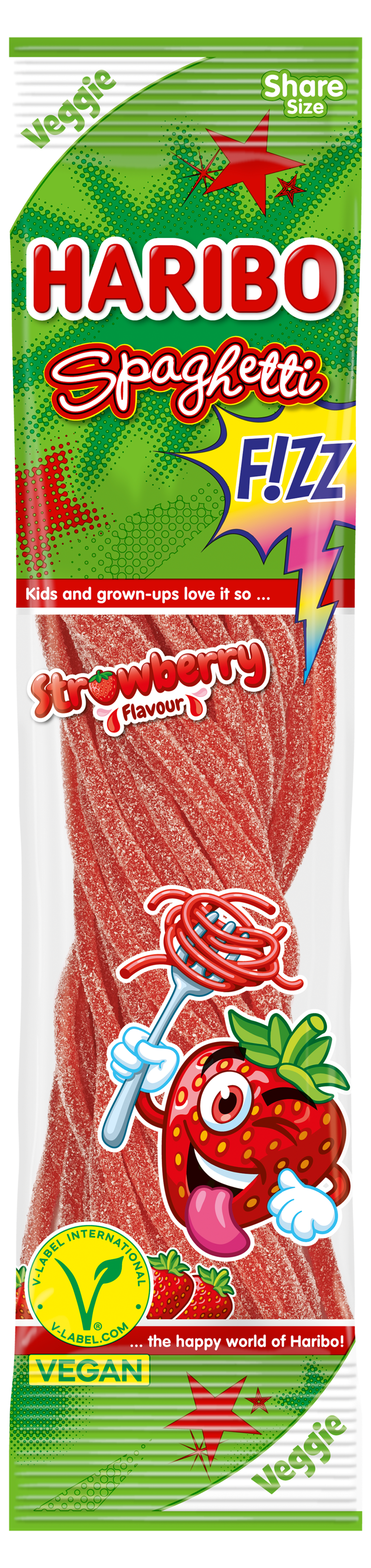 HARIBO Spaghetti Erdbeere Packshot