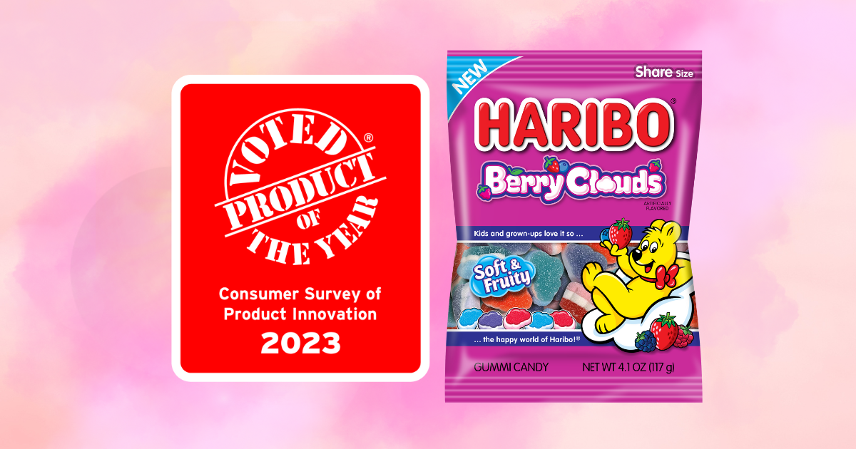 HARIBO Berry Clouds Recognized as 2023 Product of the Year… - HARIBO