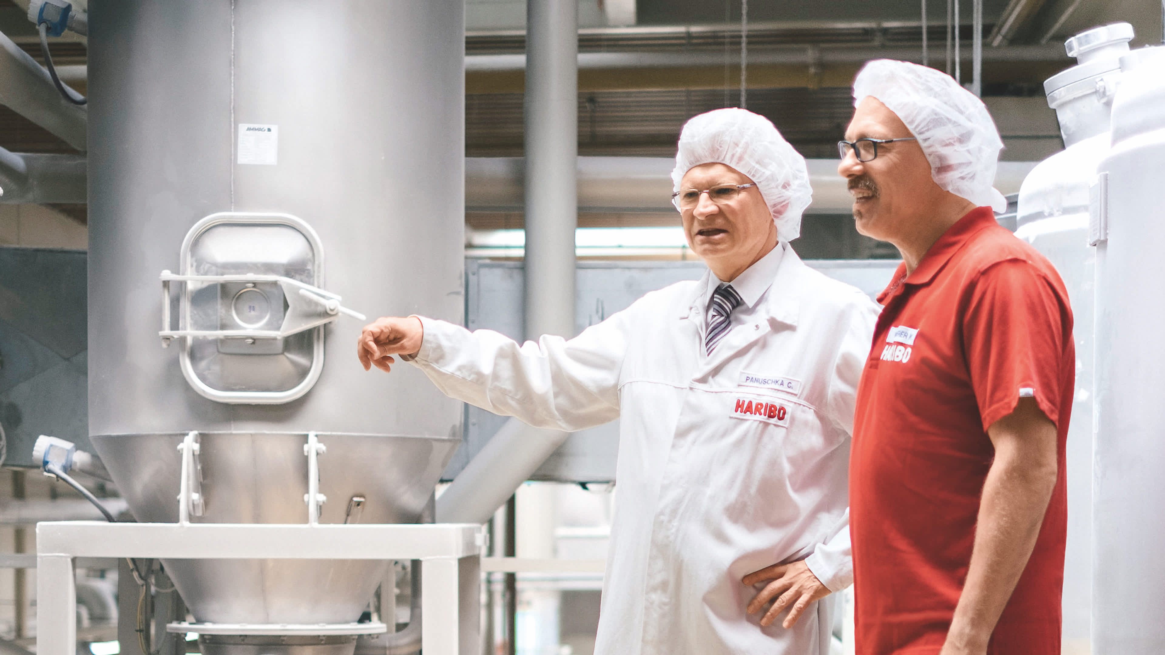Employee in production