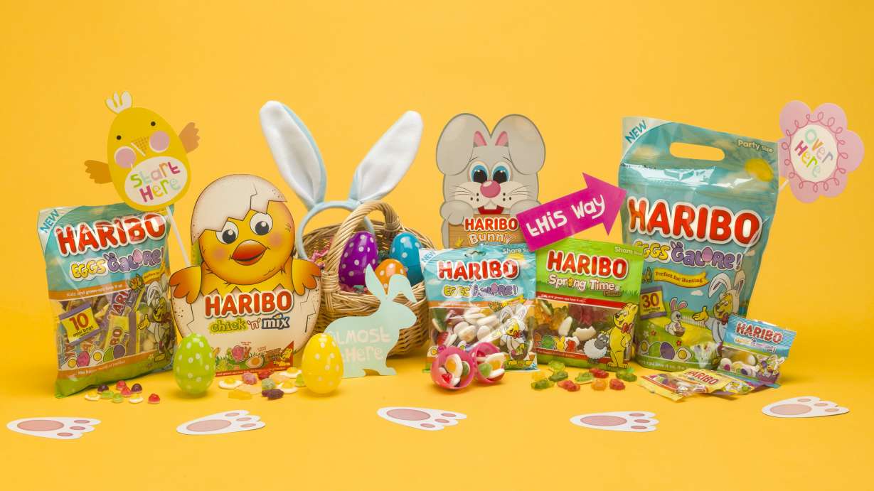 Variety of HARIBO easter specials