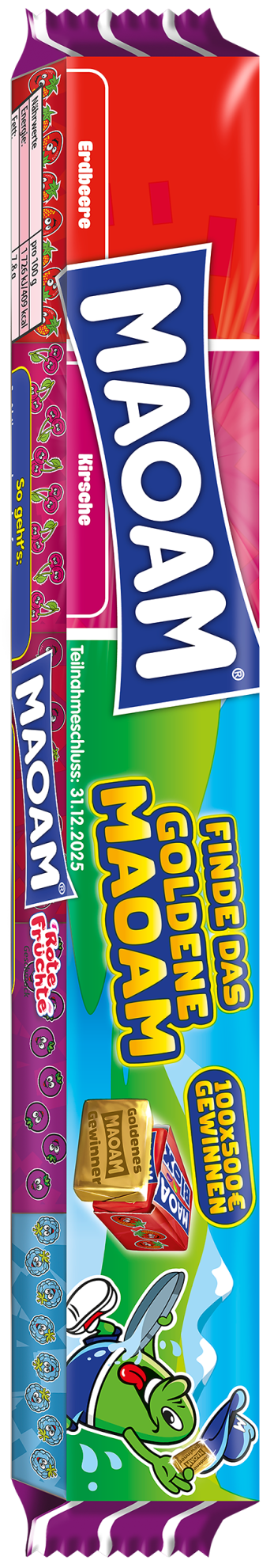 MAOAM Bloxx Rote Früchte 110g Finde das goldene MAOAM