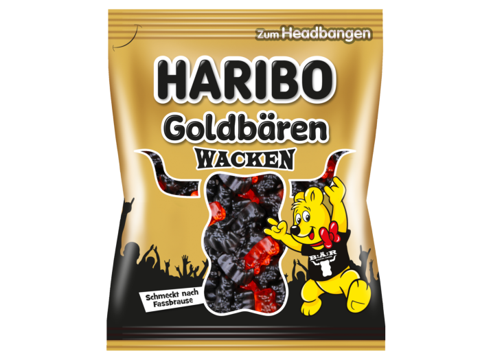 HARIBO Wacken Goldbären 175g-Beutel