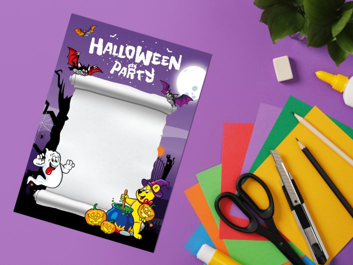 Haribo Halloween DIY pozvanka