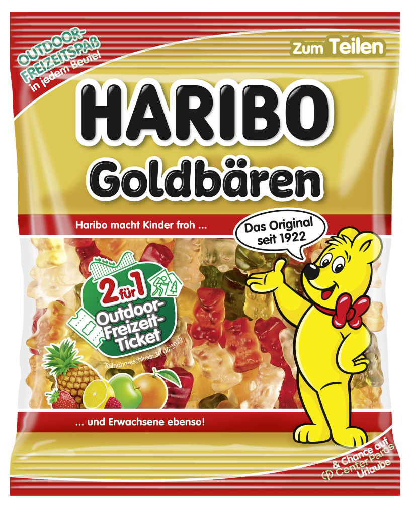 HARIBO Goldbären Outdoor-Freizeitspaß Promotion Packshot