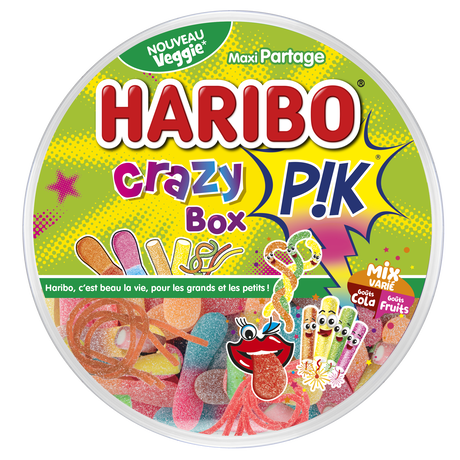 Haribo Box Pik Veggie Top500g