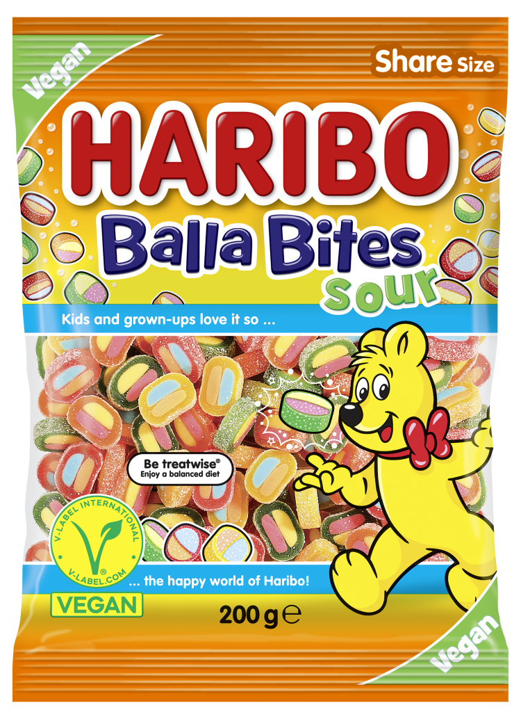 Pack of HARIBO Balla Bites Sour