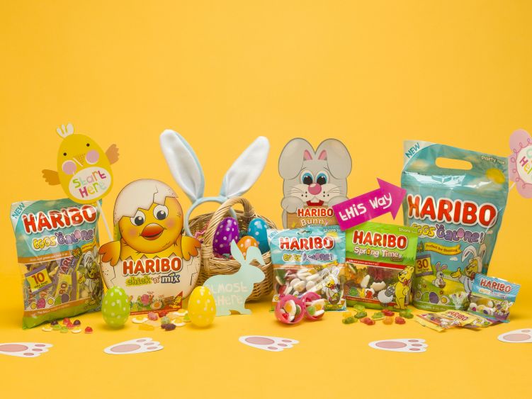 Variety of HARIBO easter specials