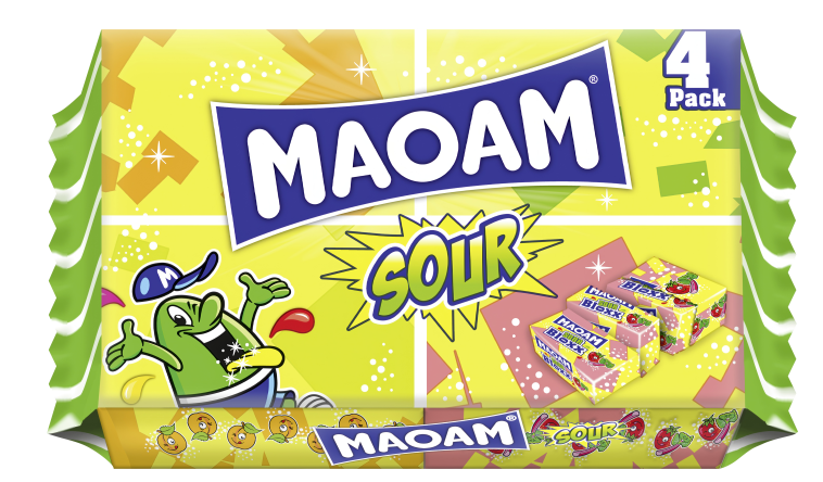 MAOAM Bloxx Sour 4 pack 88 g