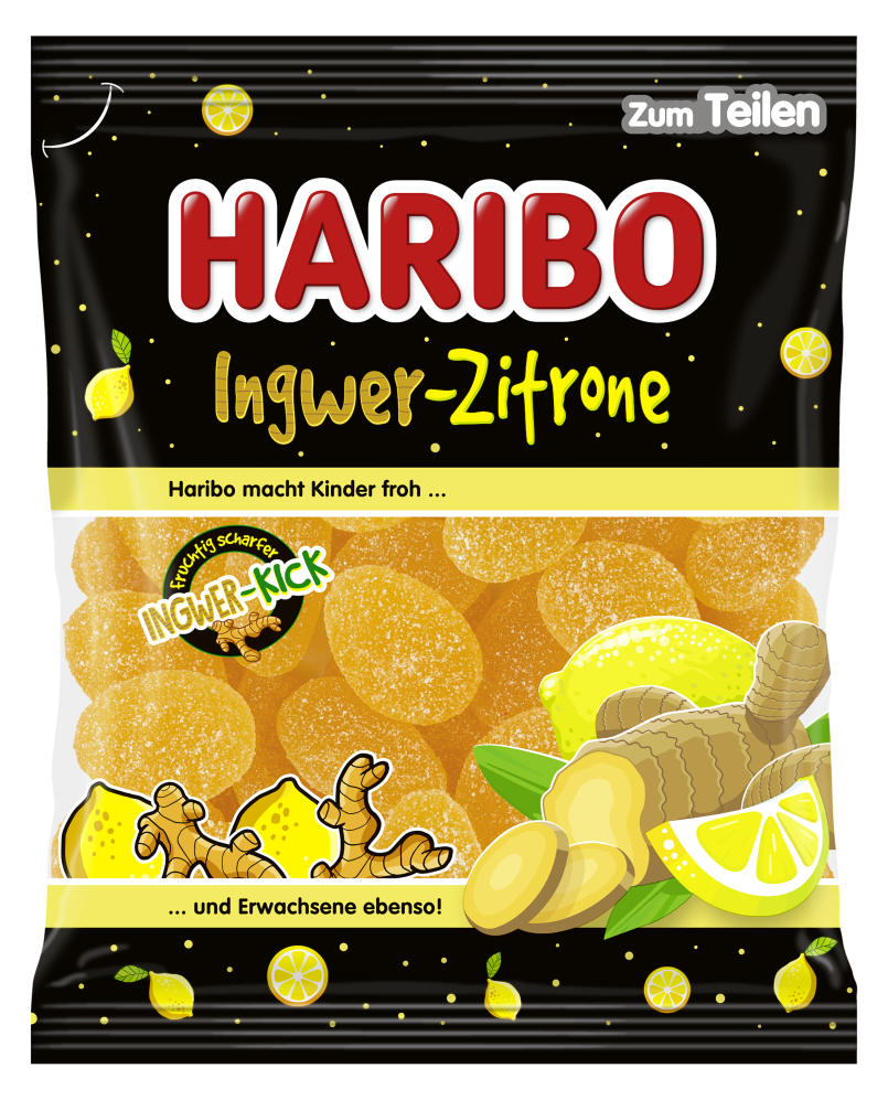 4001686342770 Haribo Ingwer Zitrone 175g