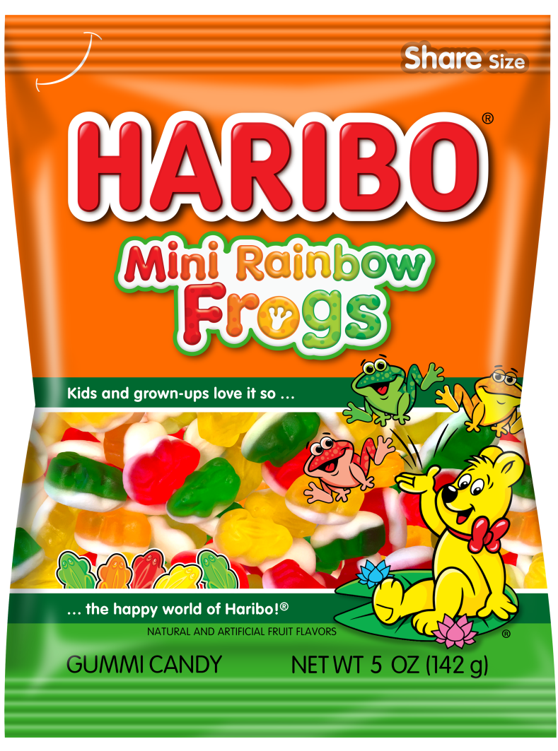 Pack of HARIBO Mini Rainbow Frogs