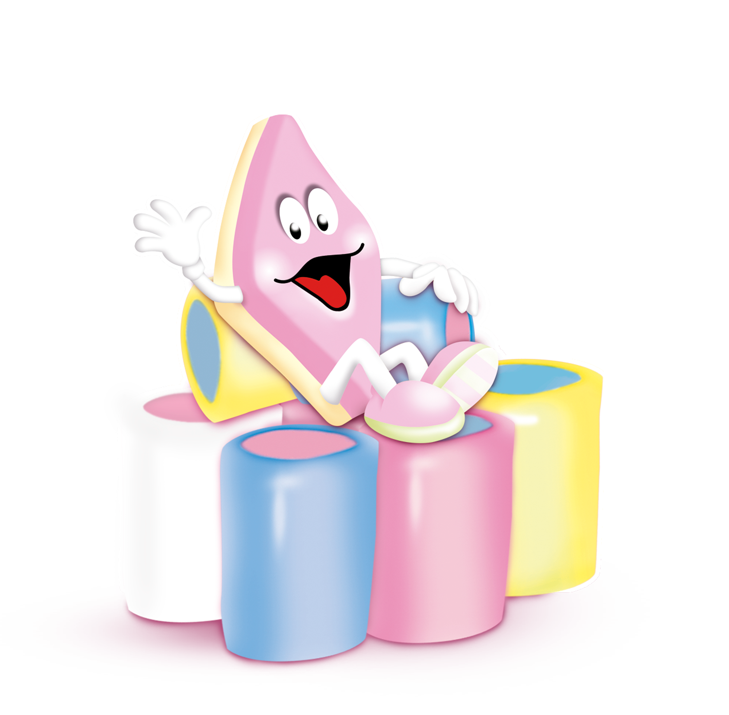 Chamallows tubolar mascotte