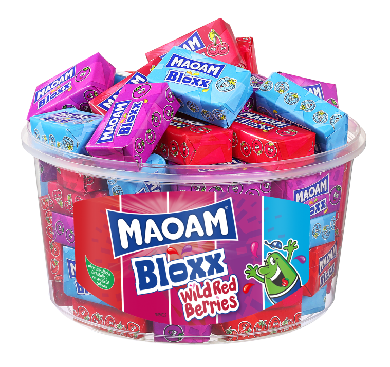Maoam bloxx wild red berries roundbox kerettel