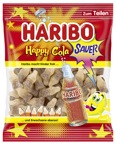 HARIBO Happy-Cola Sauer 175g Beutel
