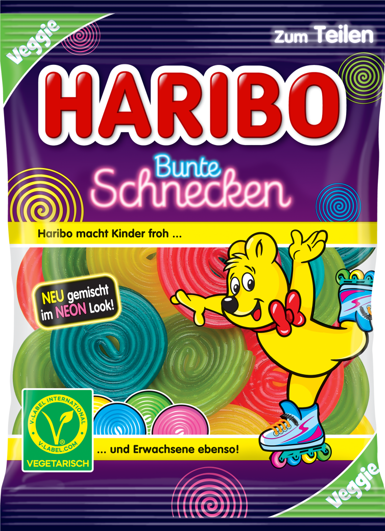 HARIBO Bunte Schnecken Packshot