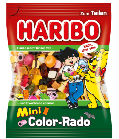 Beutel HARIBO Mini Color-Rado (175g)