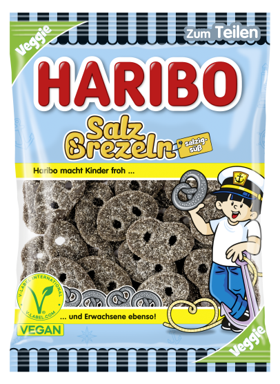 HARIBO Salzbrezeln Veggie Packshot